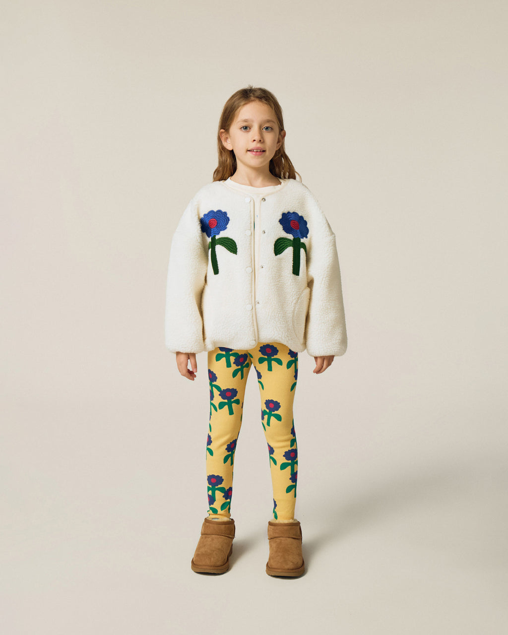 Blue Daisies Leggings