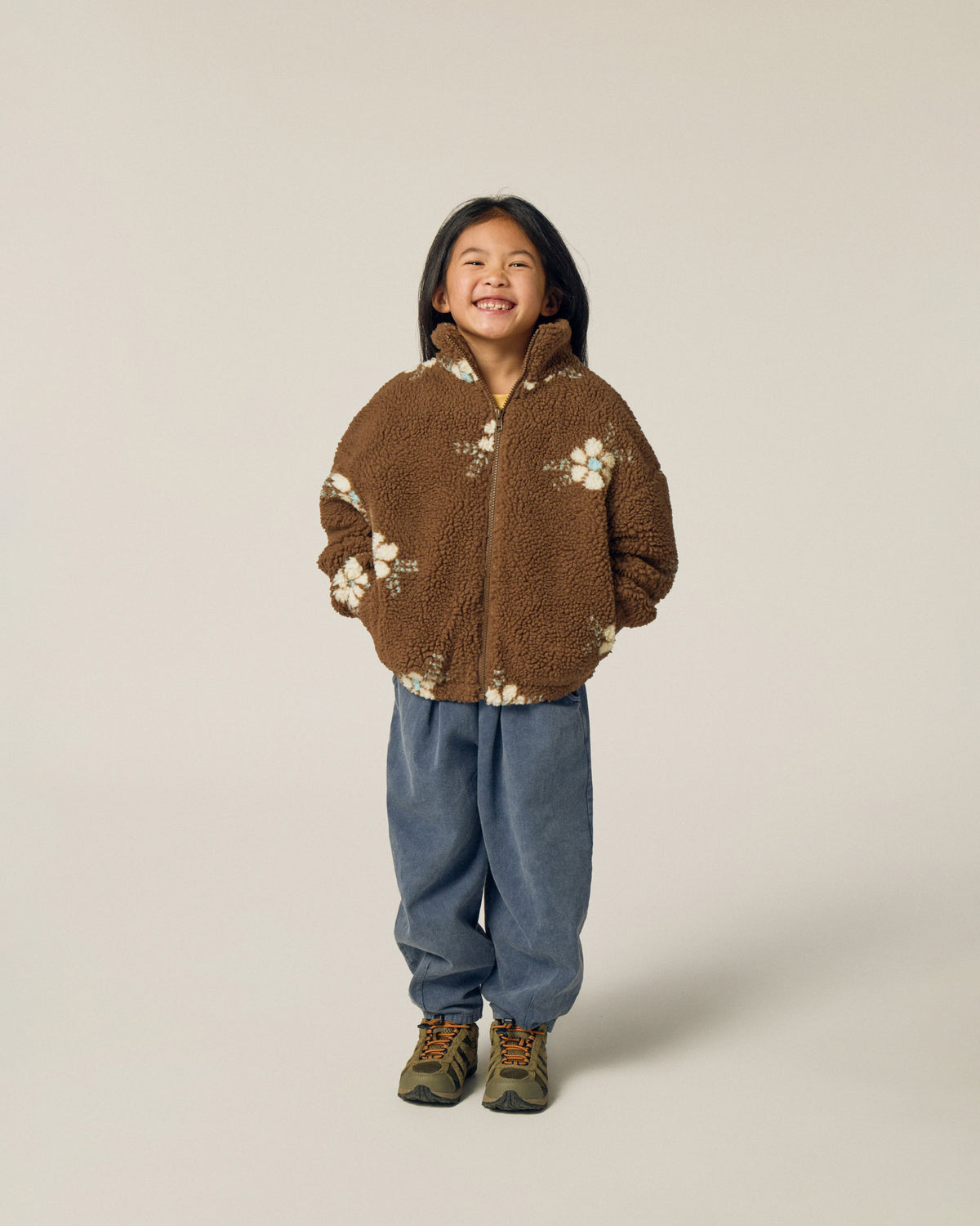 Chaqueta Teddy Flowers