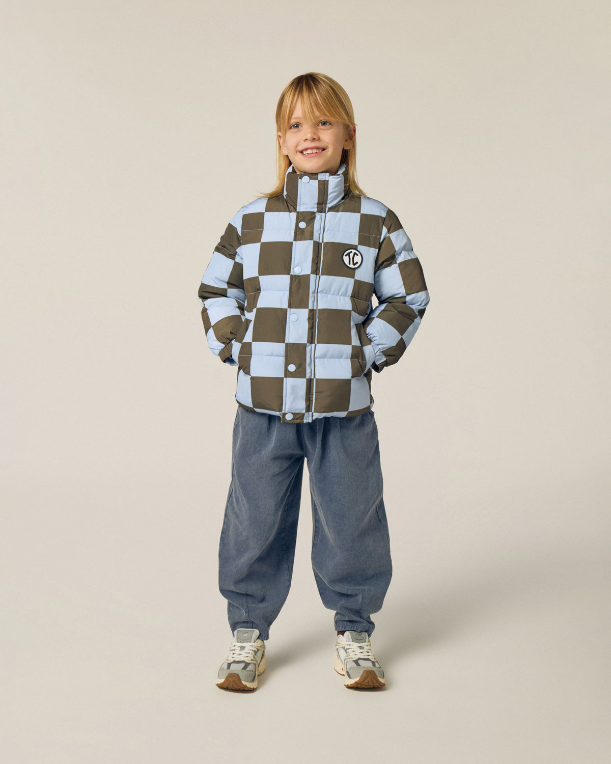 Chaqueta Puffer Cuadros