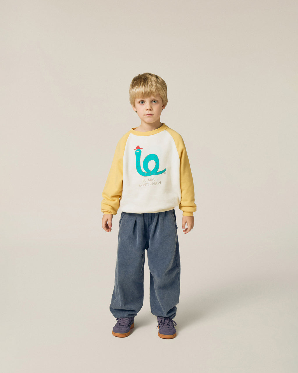 Gentleman Color Block Sweatshirt
