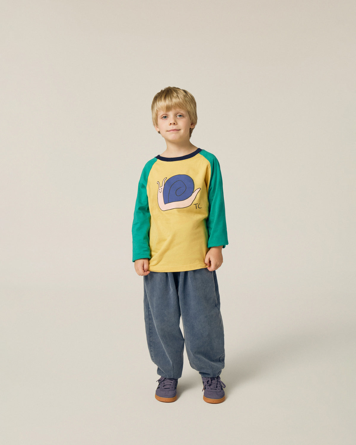 Camiseta Color Block Snail