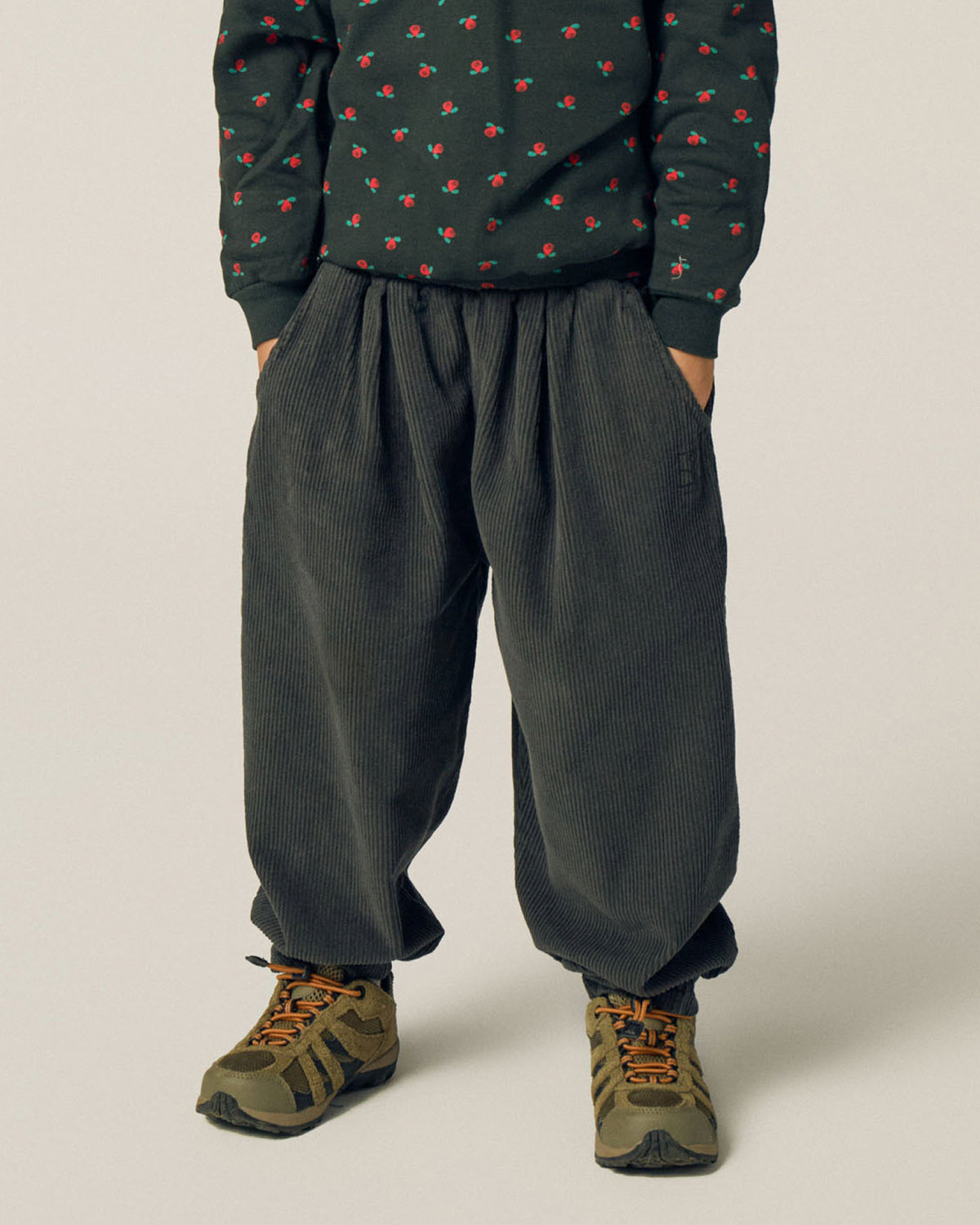Pantalón Pana Gris