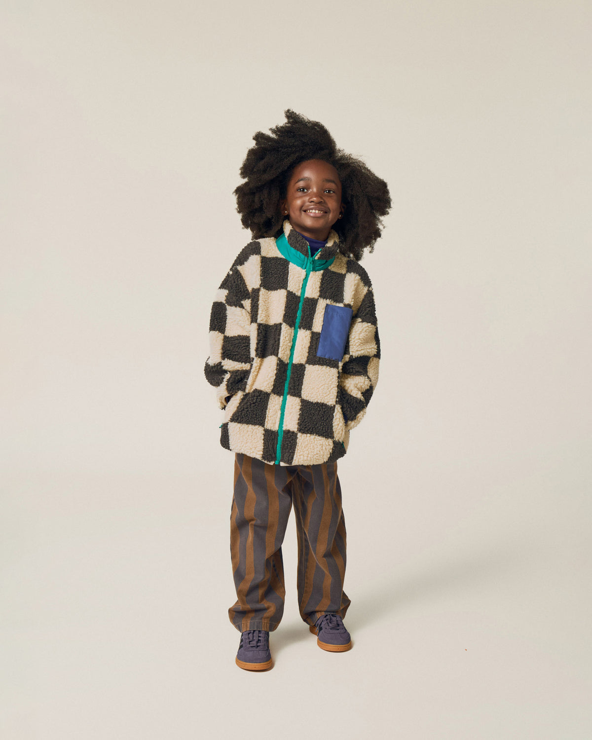 Chaqueta Teddy Cuadros