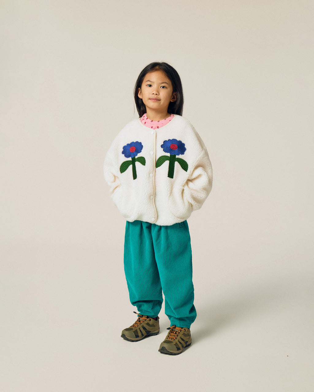 Chaqueta Teddy Blue Daisies