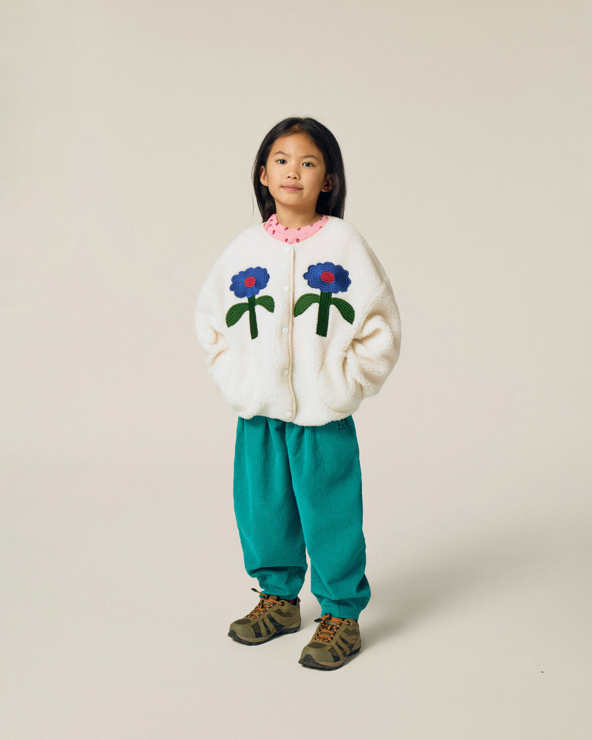 Chaqueta Teddy Blue Daisies