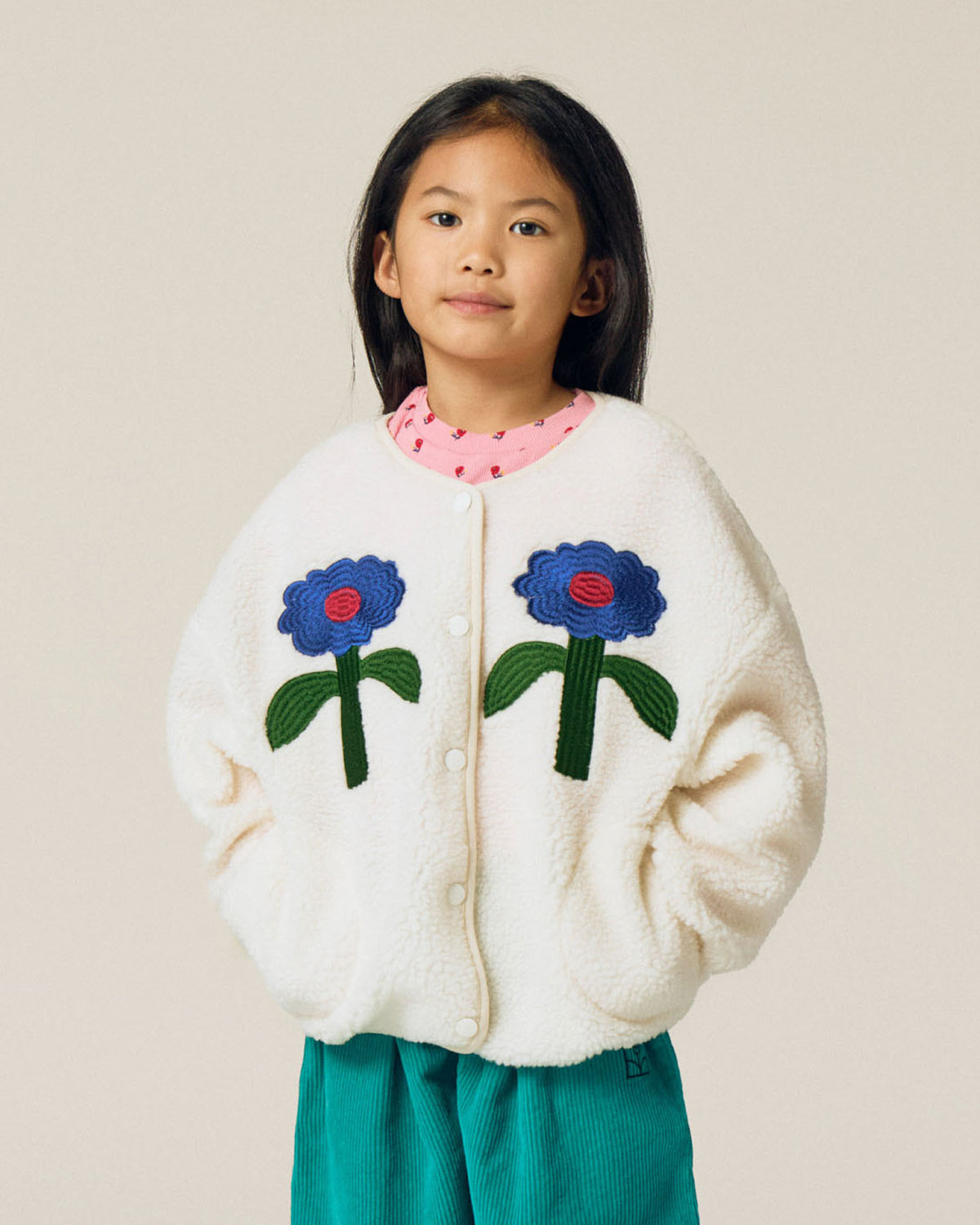 Chaqueta Teddy Blue Daisies