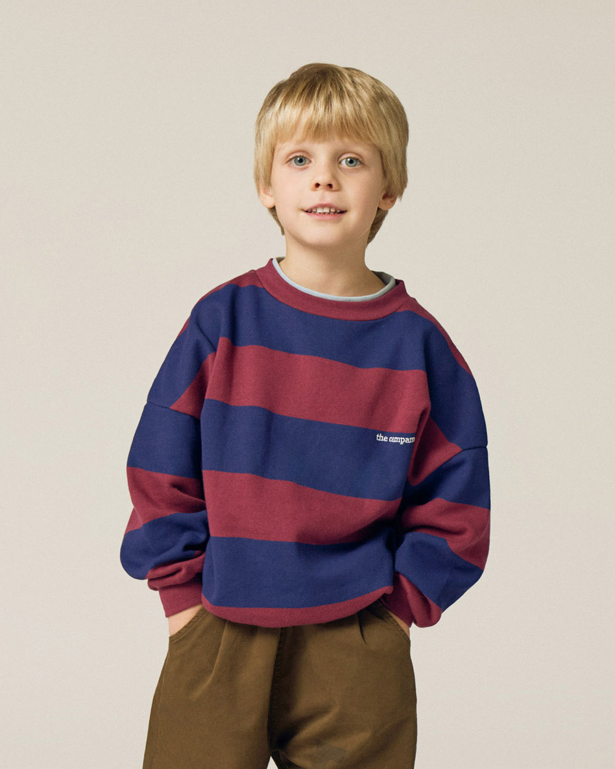 Sudadera Rayas Azules