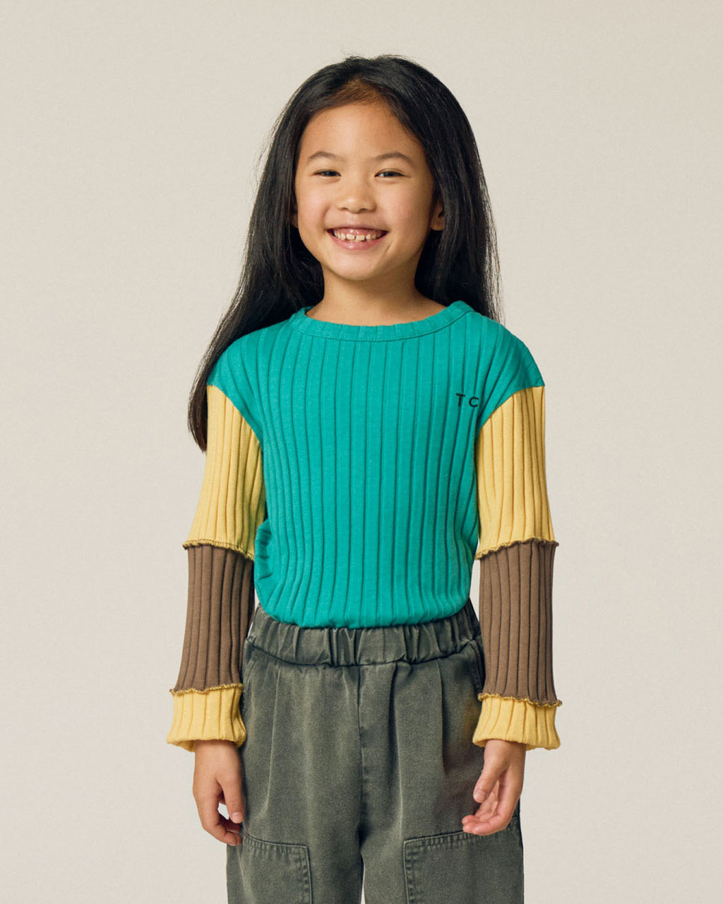 Camiseta Contrastes Verde