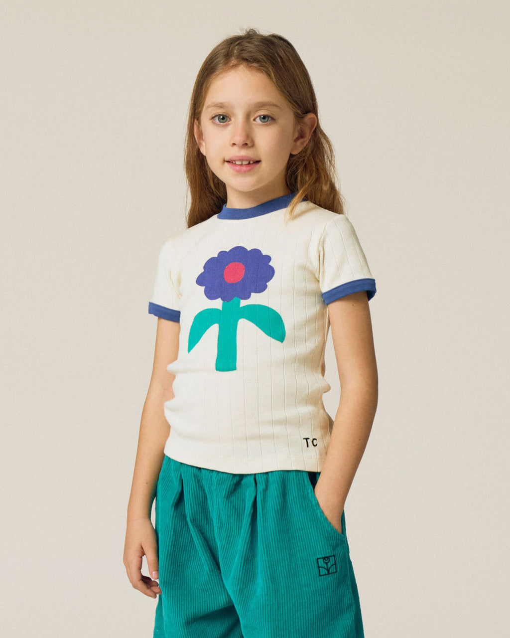 Camiseta Big Blue Daisy