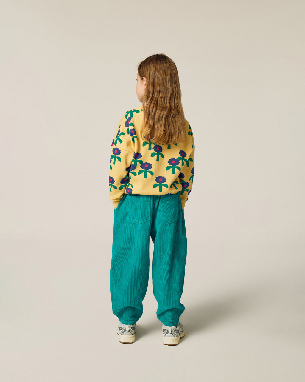 Blue Daisies Allover Sweatshirt