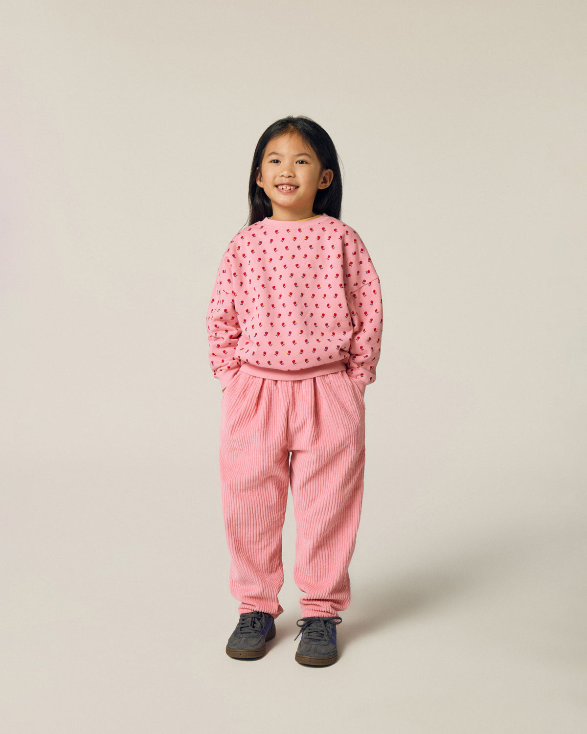 Flowers Pink Sweatshirt