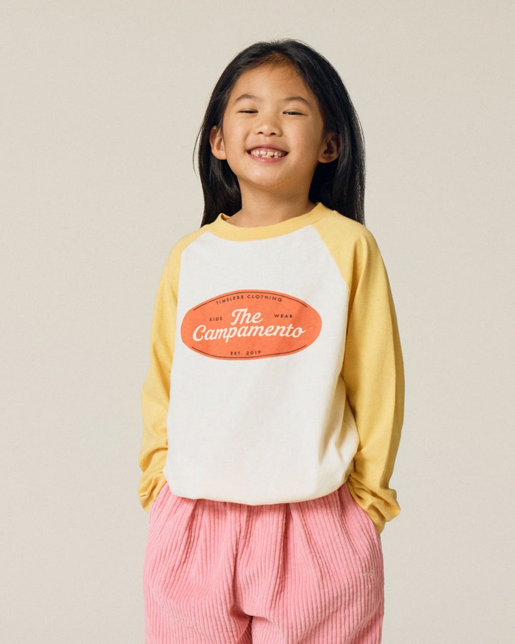 The Campamento Color Block Yellow Tshirt