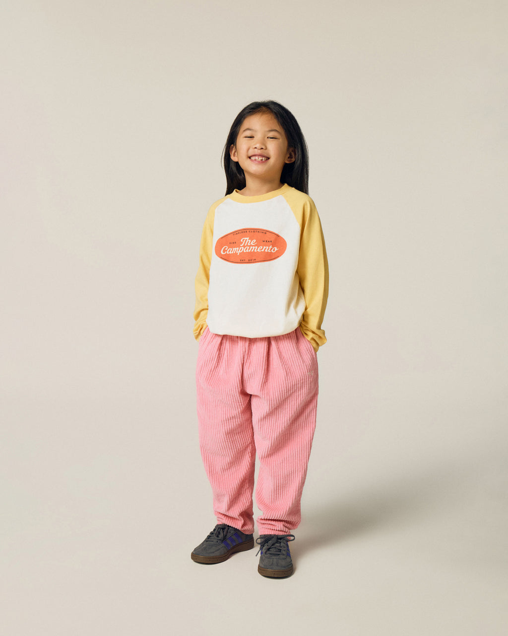 The Campamento Color Block Yellow Tshirt