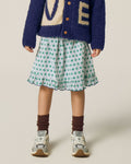 Falda Flowers And Stripes