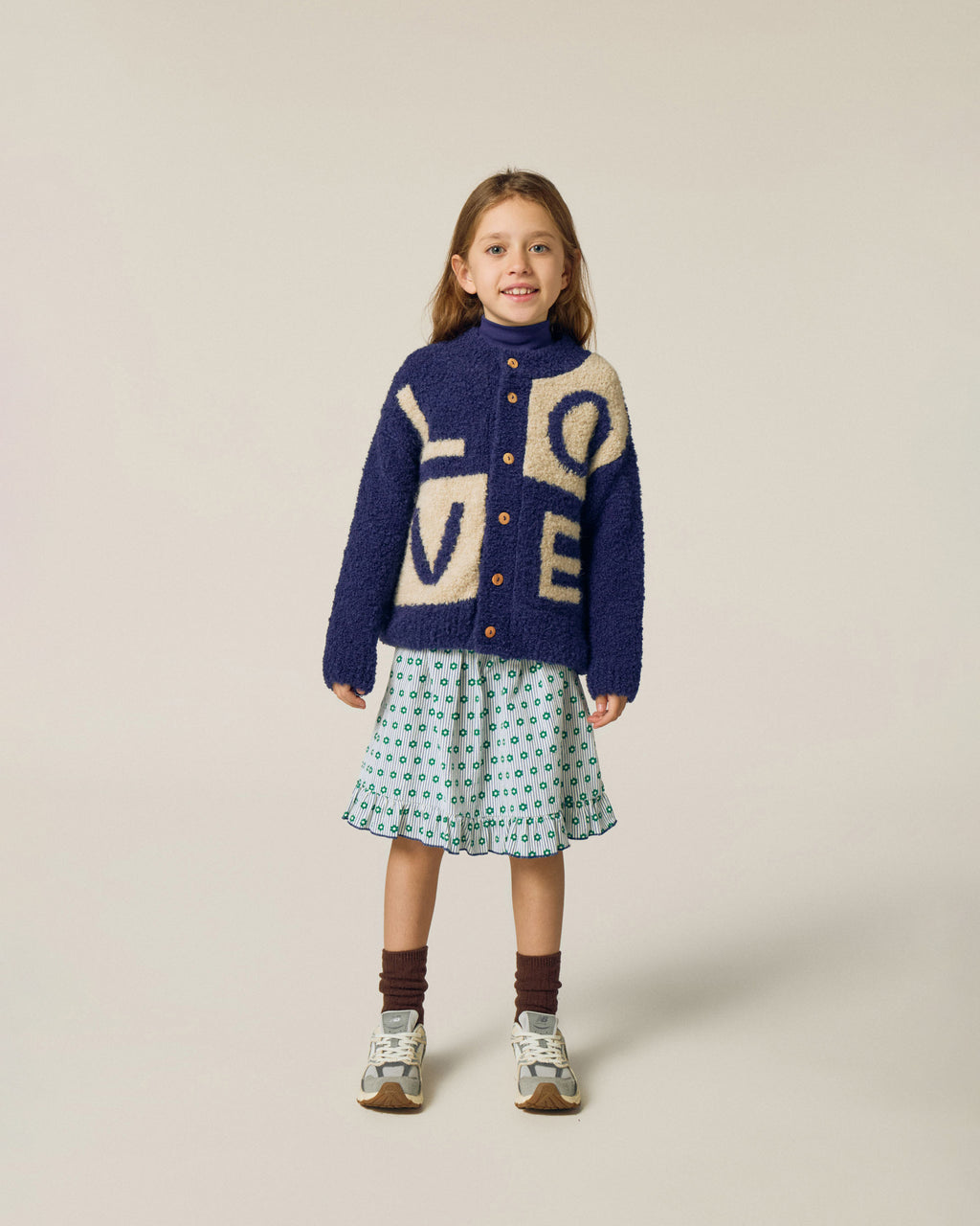 Falda Flowers And Stripes