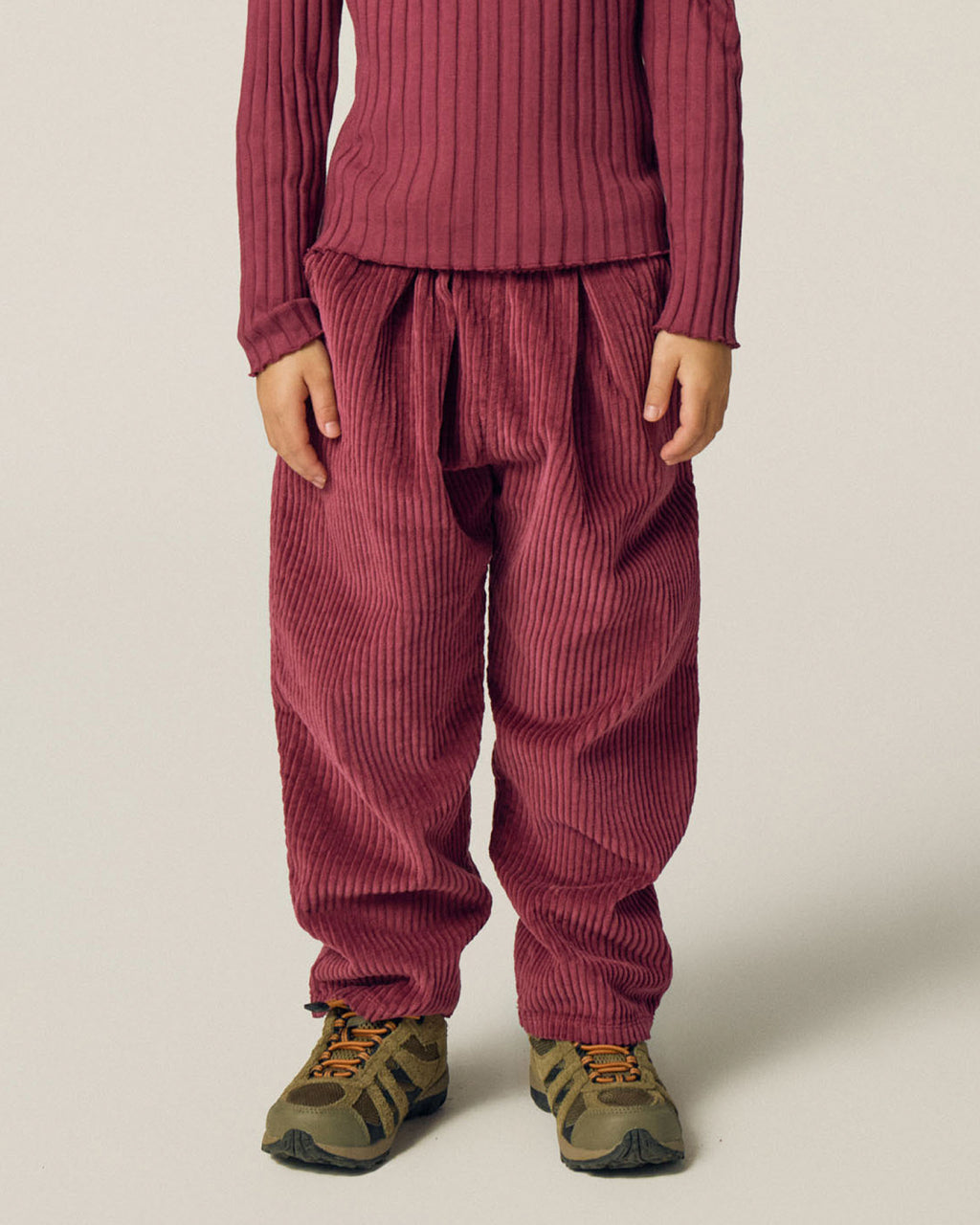 Burgundy Corduroy Trousers