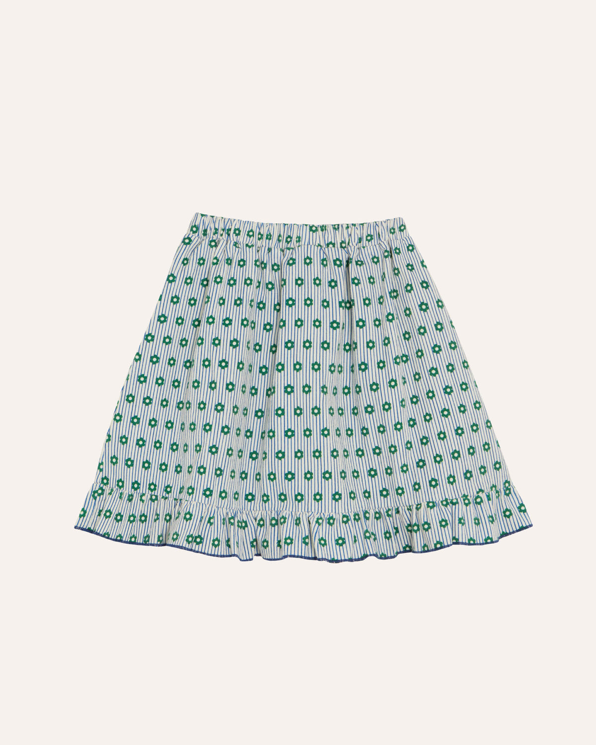 Falda Flowers And Stripes