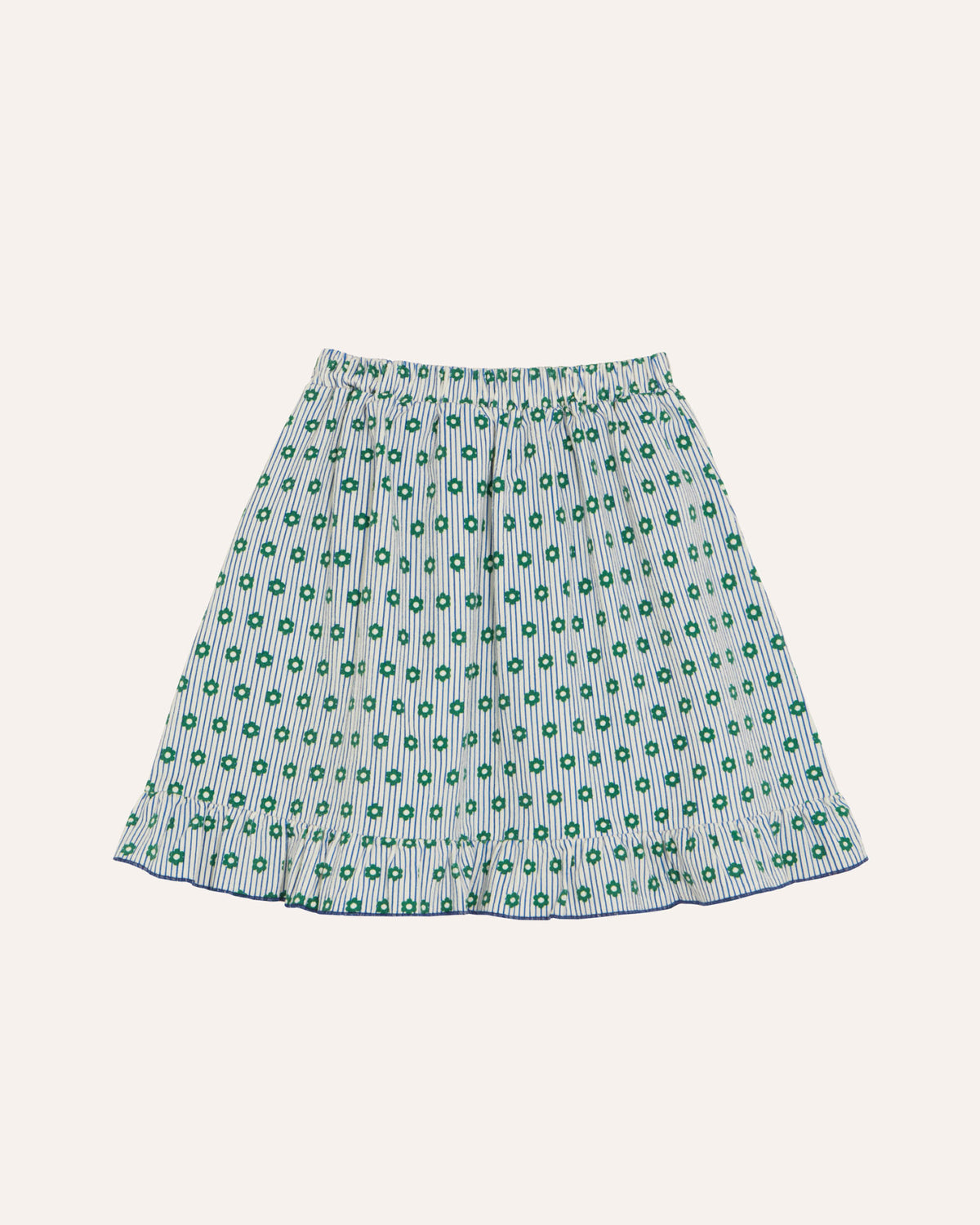 Falda Flowers And Stripes