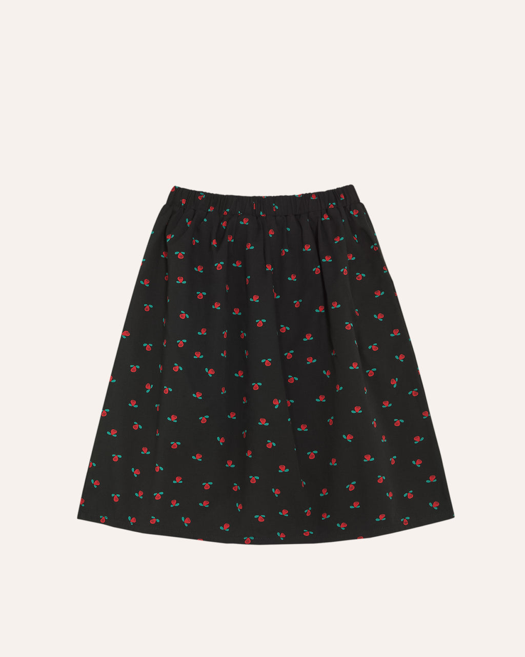 Falda Flowers Gris