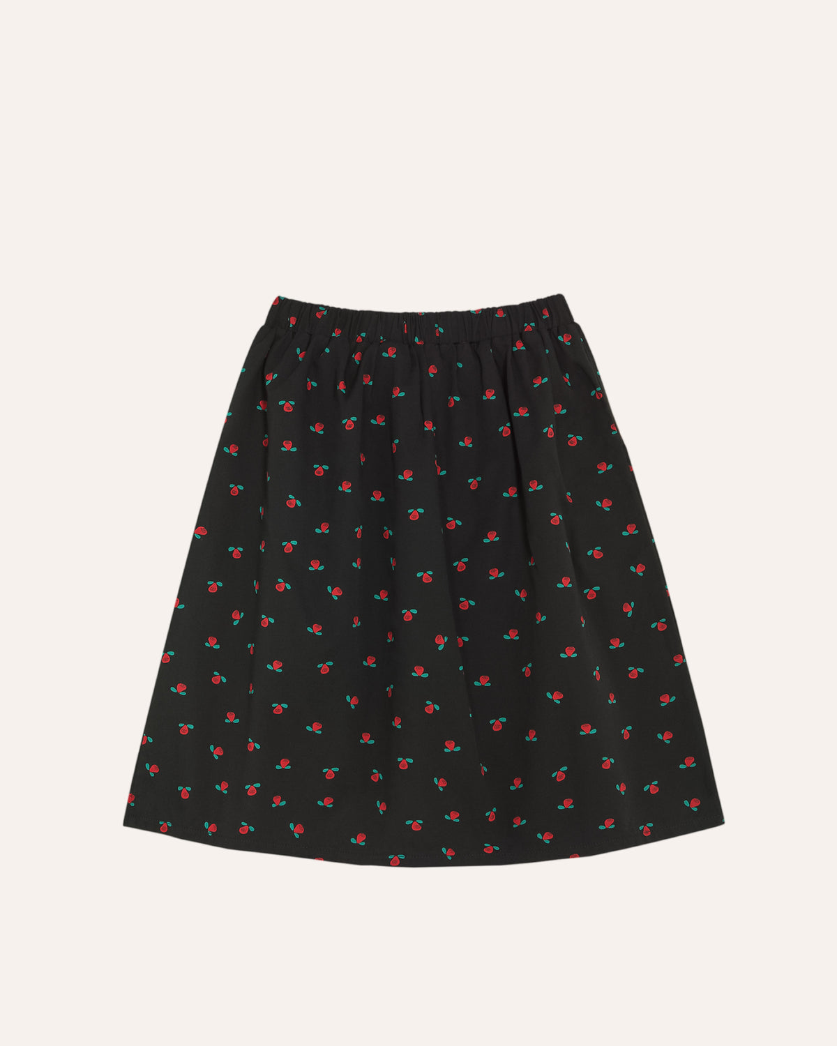 Falda Flowers Gris