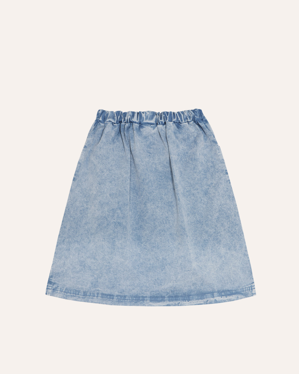 Falda Denim Azul Claro