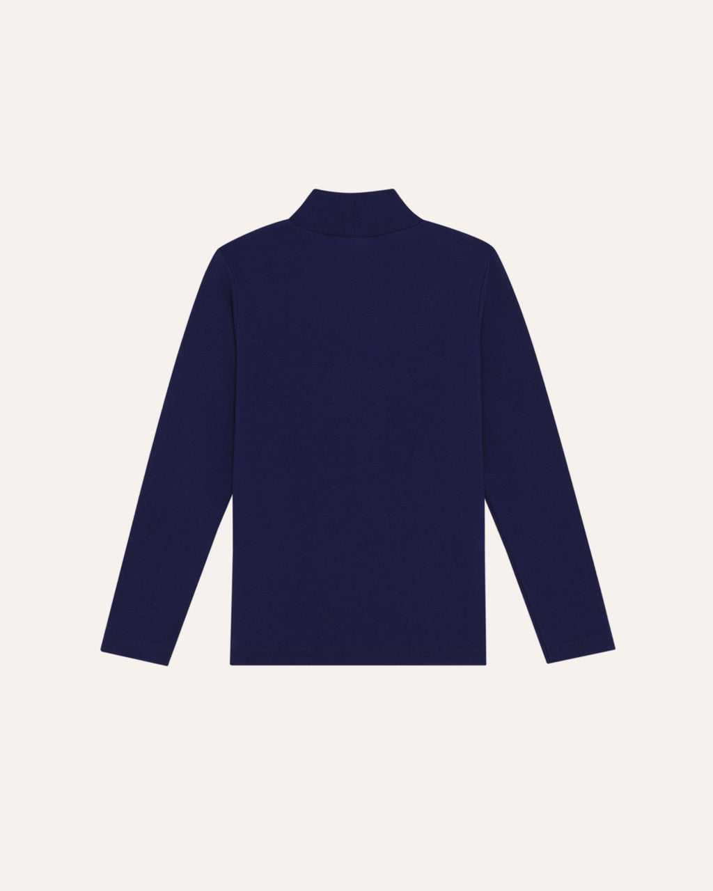 Camiseta Azul Cuello Alto