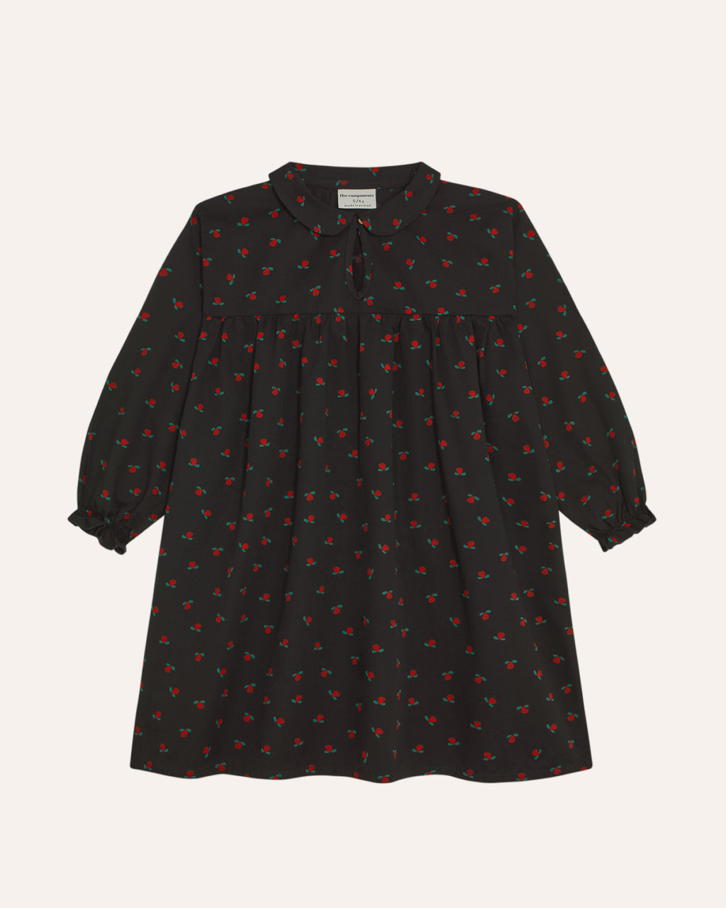 Vestido Flowers Gris