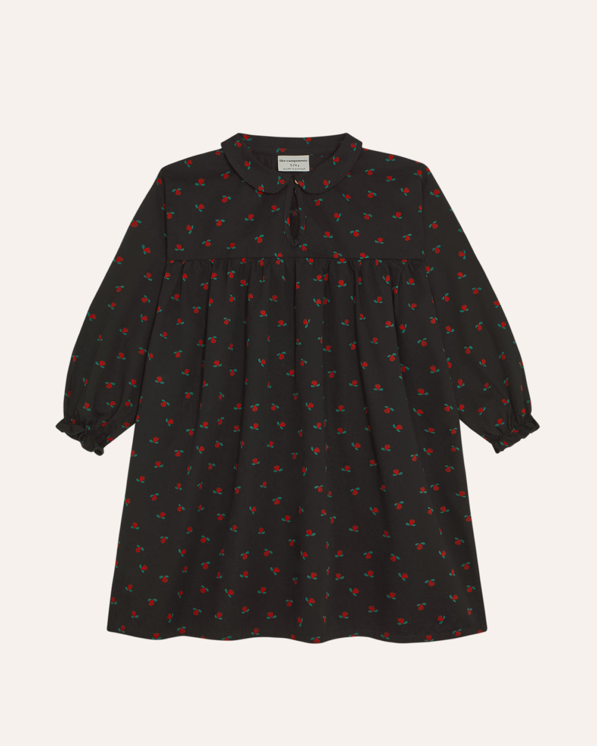 Vestido Flowers Gris
