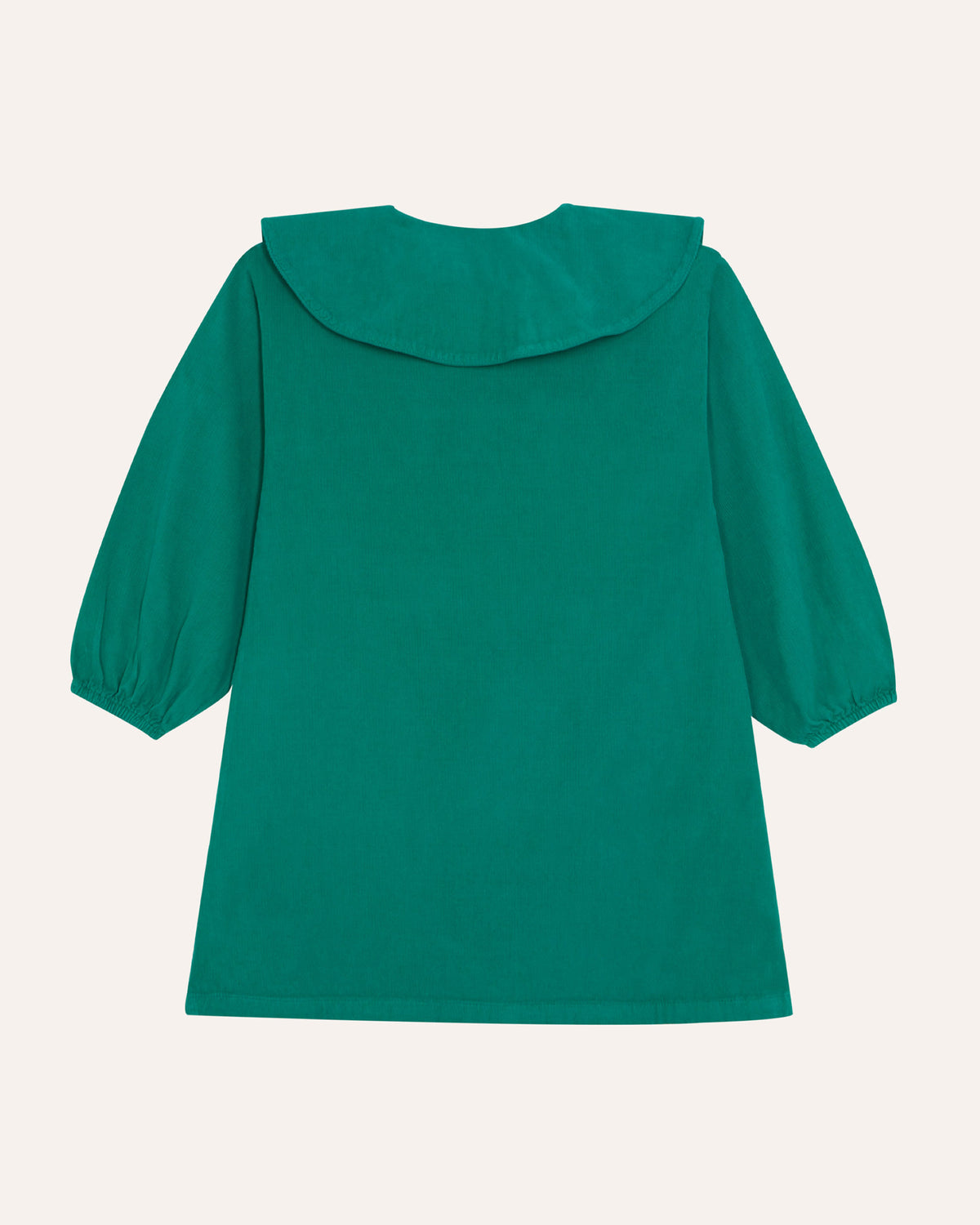 Vestido Verde Bordado Daisies