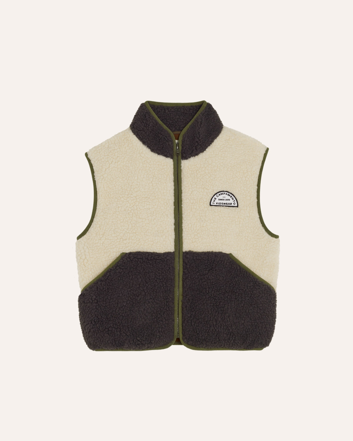 Chaleco Teddy Crudo