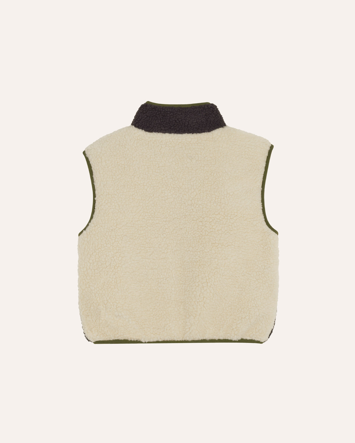 Chaleco Teddy Crudo