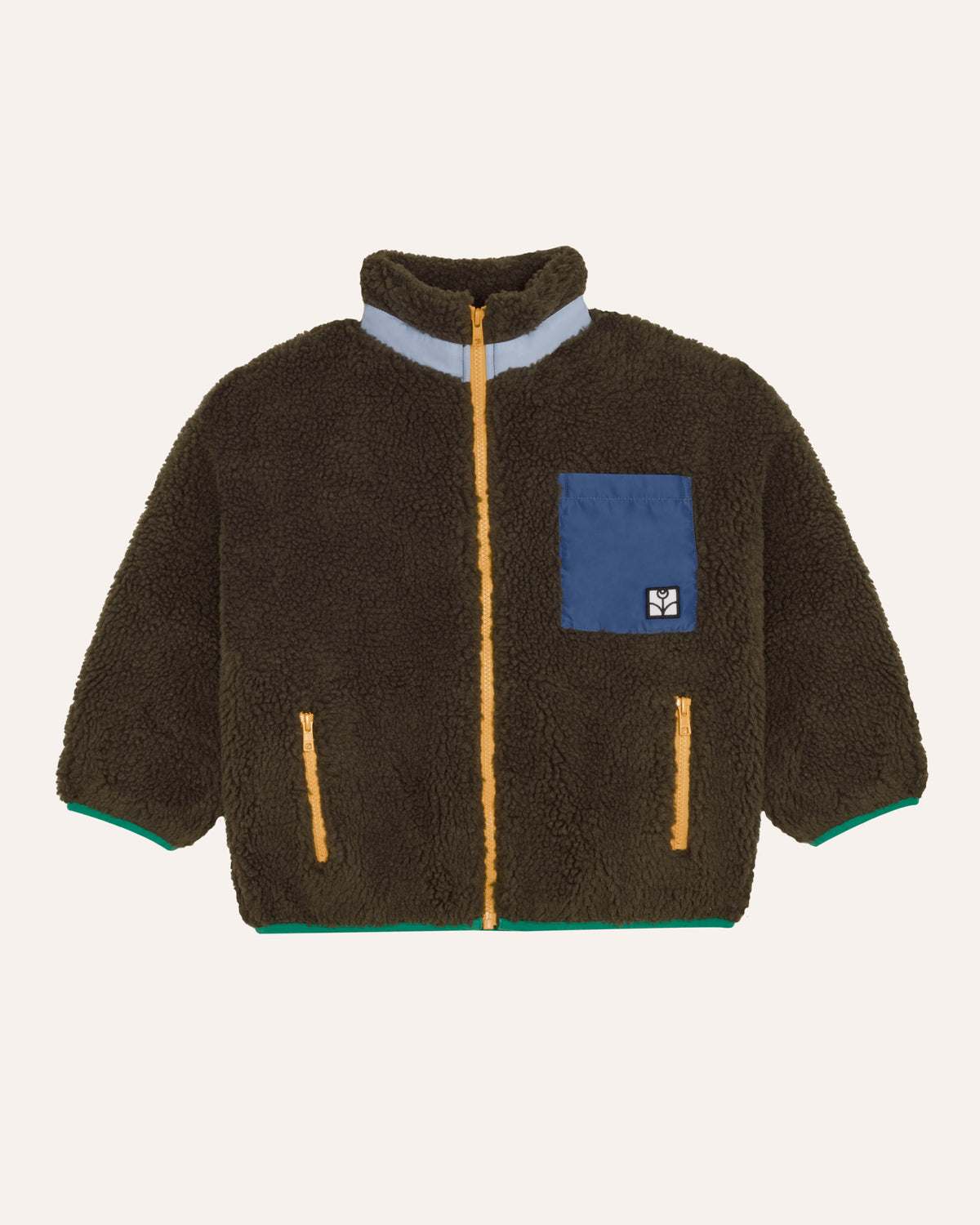 Chaqueta Teddy Verde