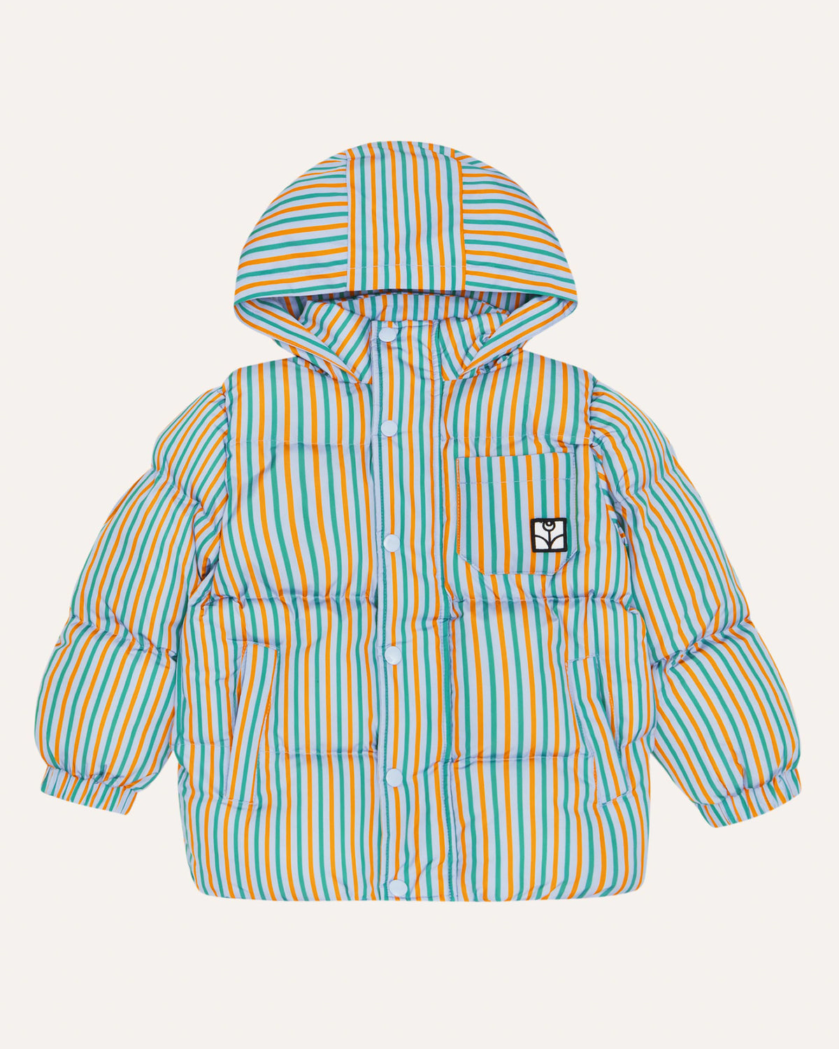 Chaqueta Puffer Rayas