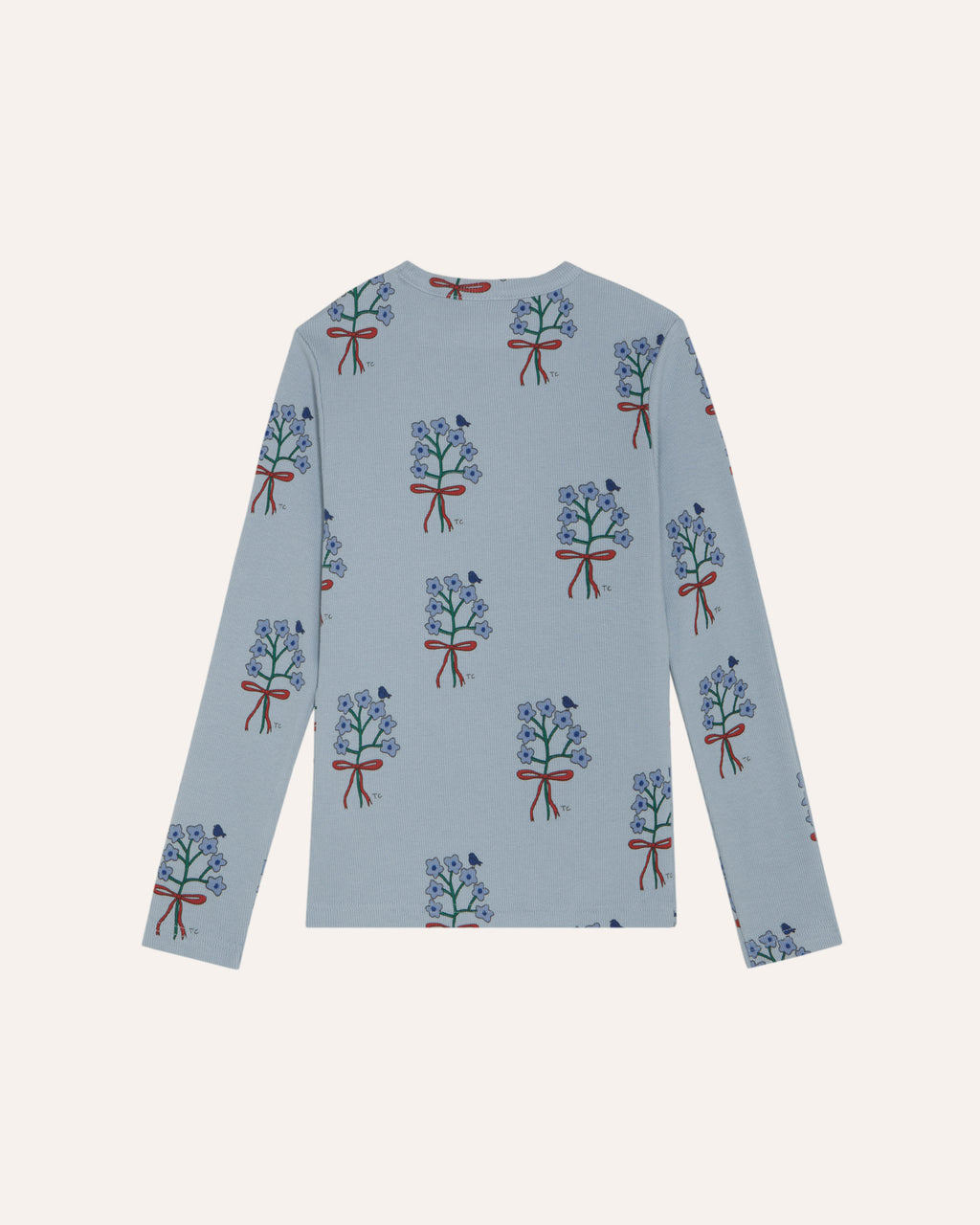 Camiseta Azul Claro Bouquets