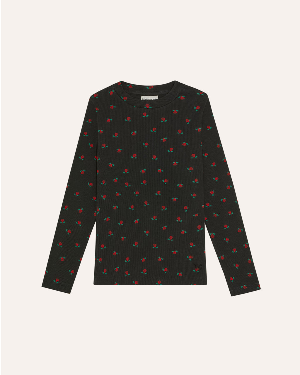 Camiseta Gris Flowers