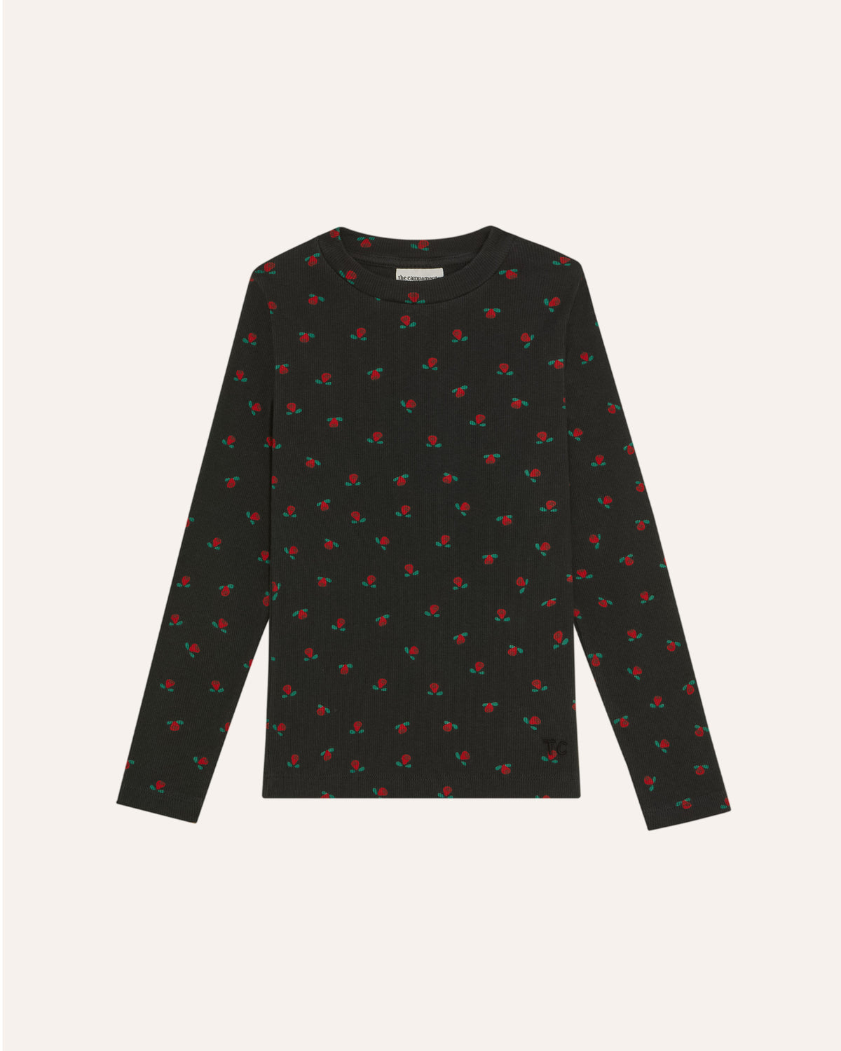 Camiseta Gris Flowers