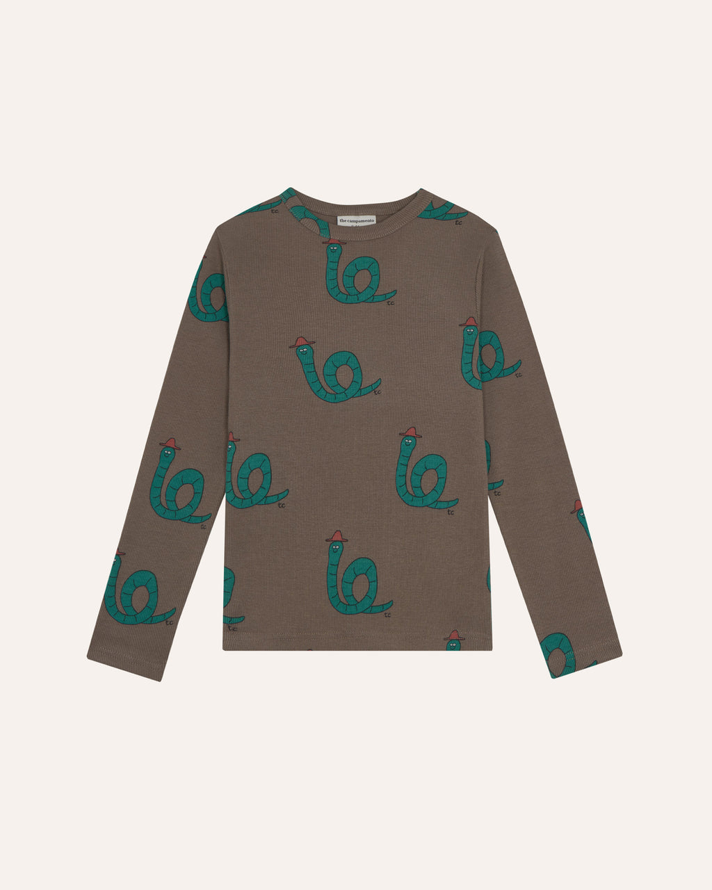 Gentleman Allover Brown Tshirt