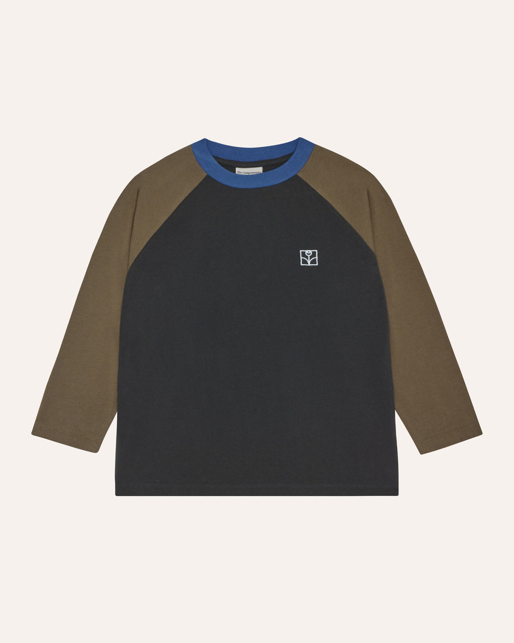 Camiseta Color Block Gris