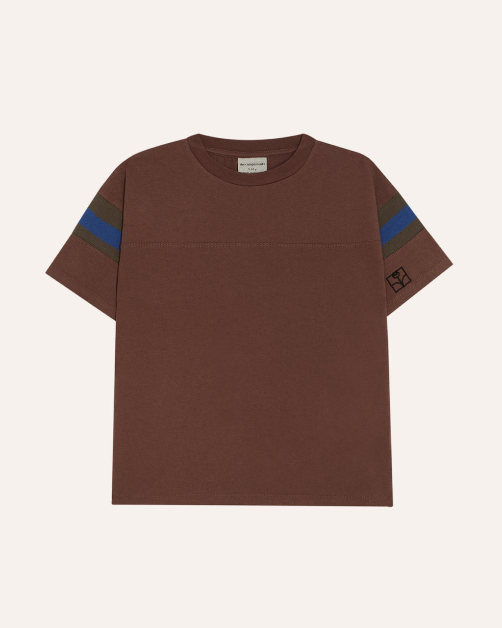 Bicolor Bands Brown Tshirt