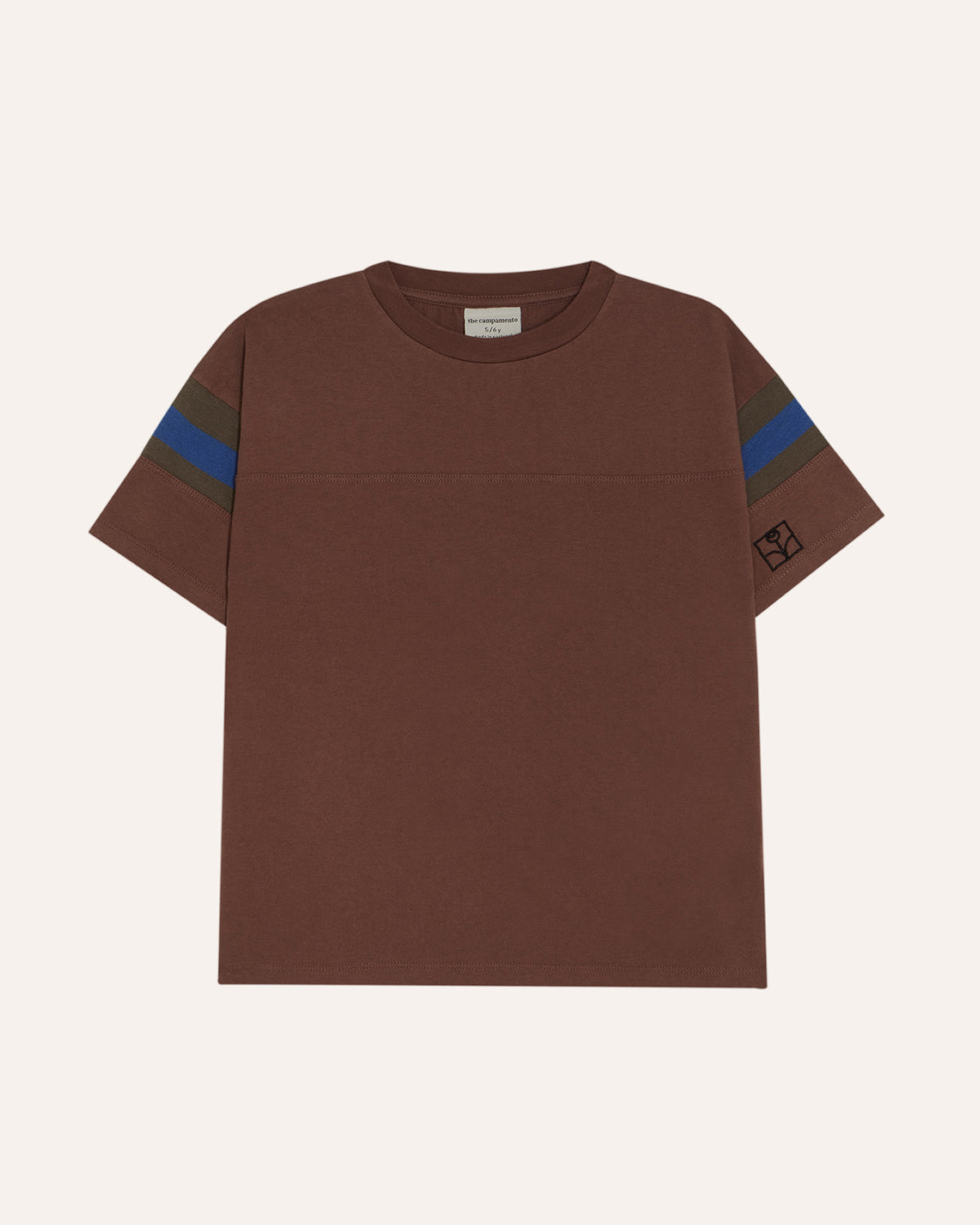 Bicolor Bands Brown Tshirt