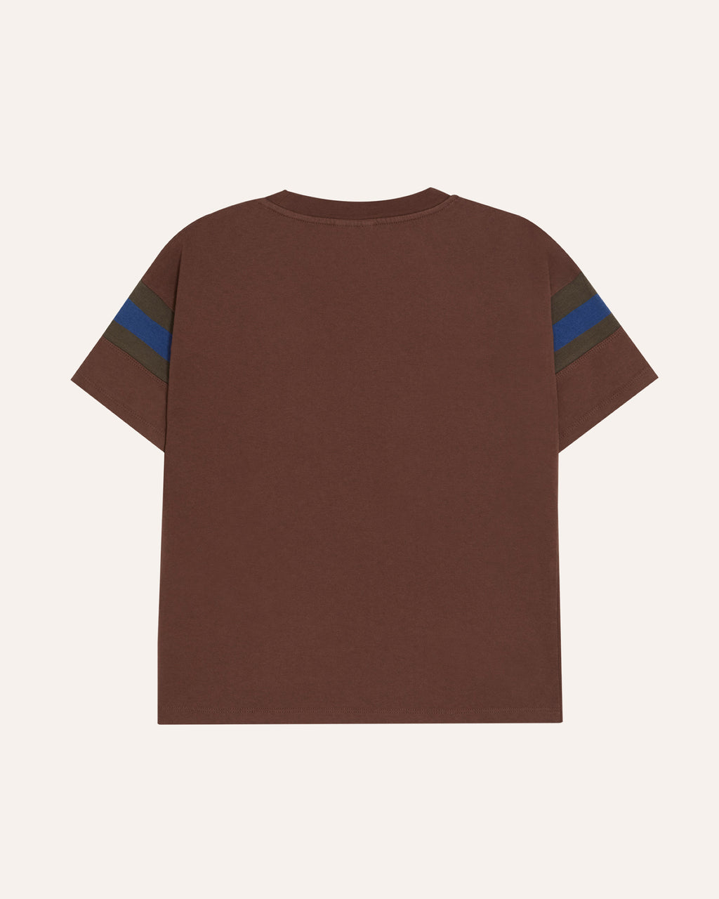 Bicolor Bands Brown Tshirt