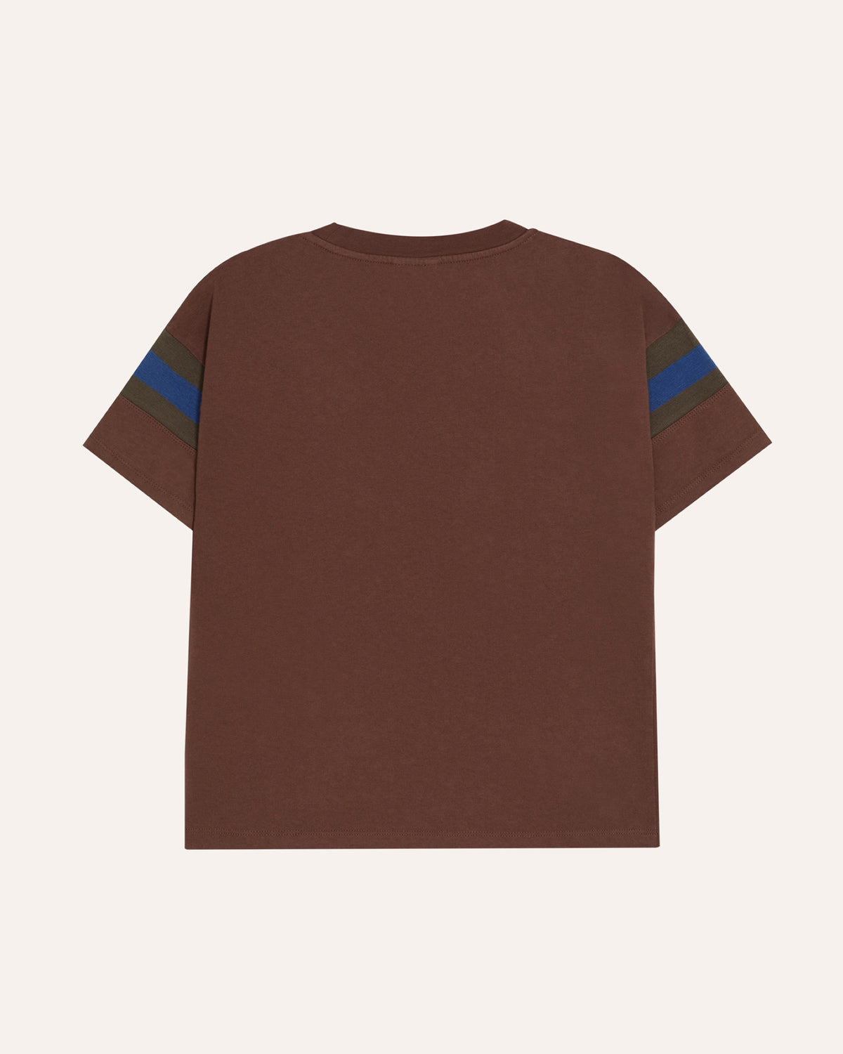Bicolor Bands Brown Tshirt