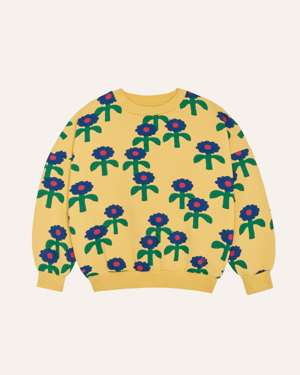 Blue Daisies Allover Sweatshirt