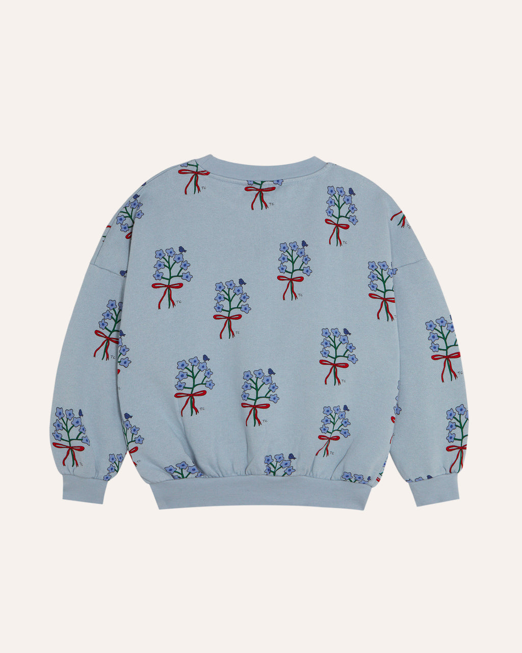 Bouquets Light Blue Sweatshirt