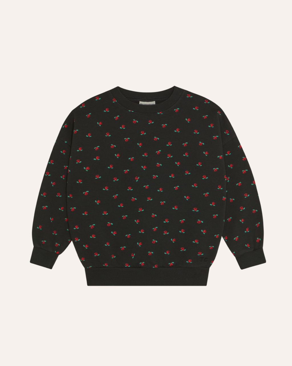 Flowers Grey Sweatshirt
