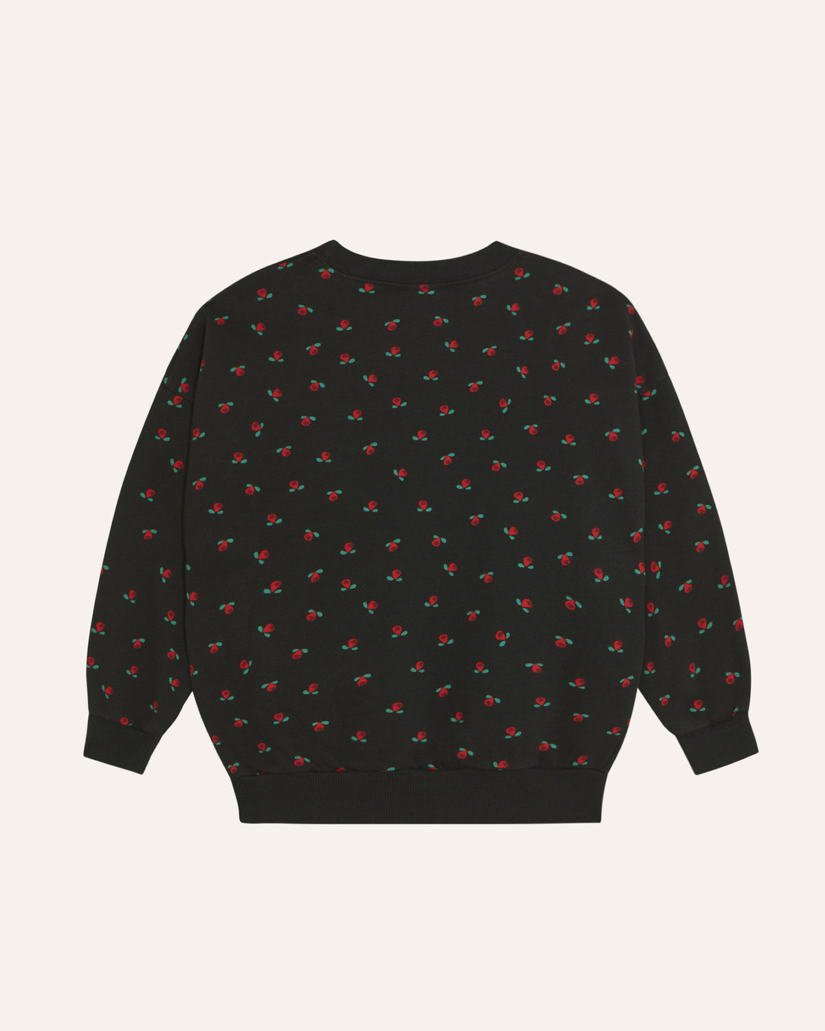 Sudadera Flowers Gris
