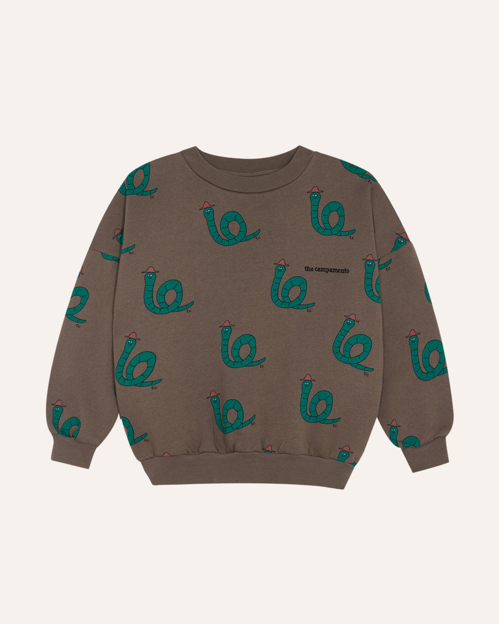 Sudadera Snakes Marrón