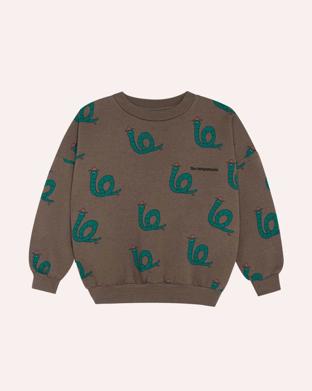 Sudadera Snakes Marrón