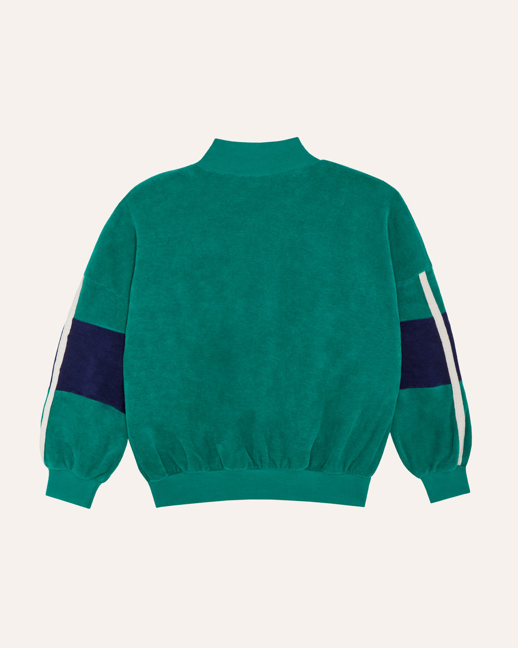 Sudadera Color Block Verde