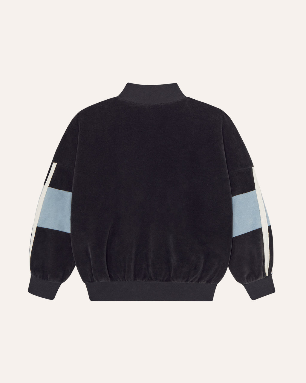 Sudadera Color Block Gris